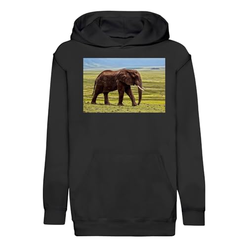 Sweat enfant éléphant d'Afrique pour protéger du froid avec confort premium