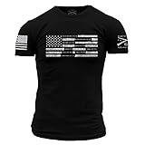 Grunt Style War Flag Men's T-Shirt (Black, XLarge)