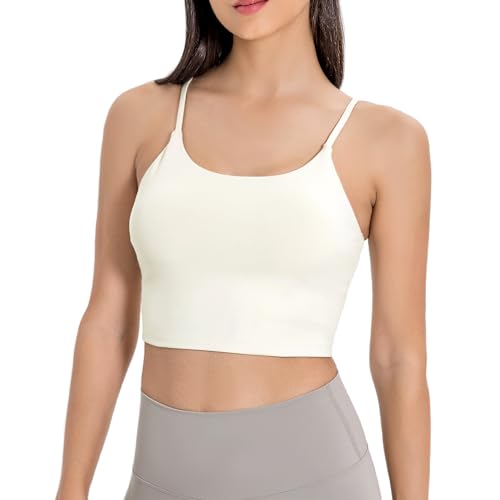 Image of Lemedy Women Padded Sports Bra Fitness Workout Running Shirts Yoga Tank Top