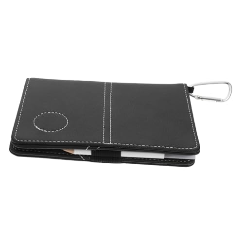 Cuaderno De Puntuación De Golf ULTECHNOVO en PU negro compacto y portátil