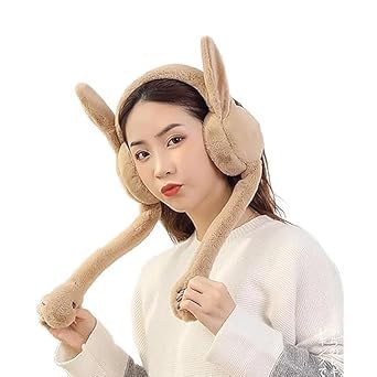 cdeck Ladies Earmuff – Warm Plush Pompom Ear Covers for Women, Lightweight & Comfortable | Free Size-picture-13