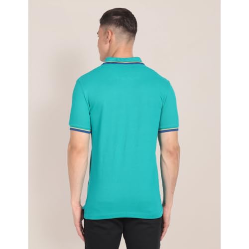 Image of U.S. Polo ASSN. Solid Slim Fit Polo T Shirts for Men - 100% Cotton, Half Sleeves Mens Tshirt