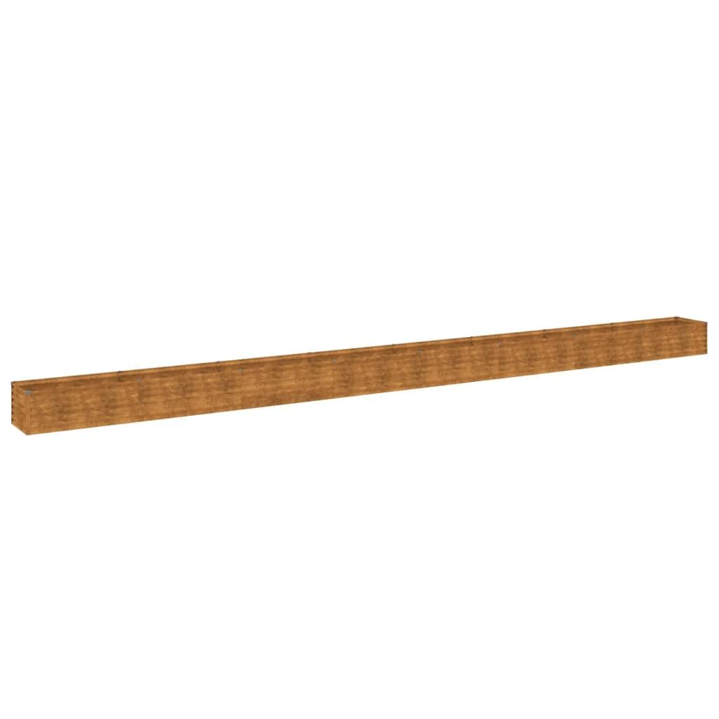 VIDAXL Corten Steel Raised Garden Bed 36 x 770 x 50cm