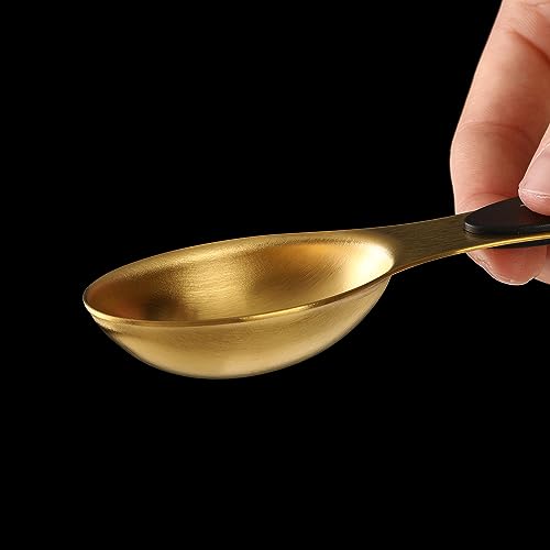 Magnetic-Measuring-Spoons-Set-Stainless-Steel-Dual-Sided-Stackable-Dual-Sided-for-Measuring-Dry-and-Liquid-Ingredients-Fits-in-Spice-Jars-Set-of-8Gold- Magnetic Measuring Spoons Set Stainless Steel Dual Sided Stackable Dual Sided for Measuring Dry and Liquid Ingredients Fits in Spice Jars Set of 8Gold