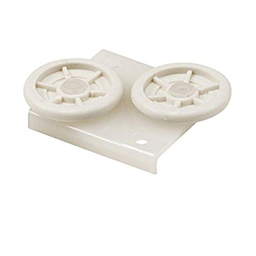 Prime-Line D 1804 Horizontal Patio Door Dual Roller Guide, 1-5/16 In. Rollers (Single Pack)