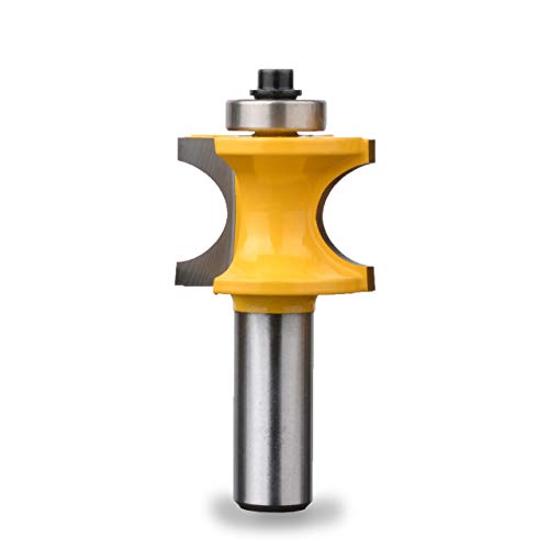HOHXEN Bullnose Router Bit Set with C3 Carbide Tipped 1/2-Inch Shank
