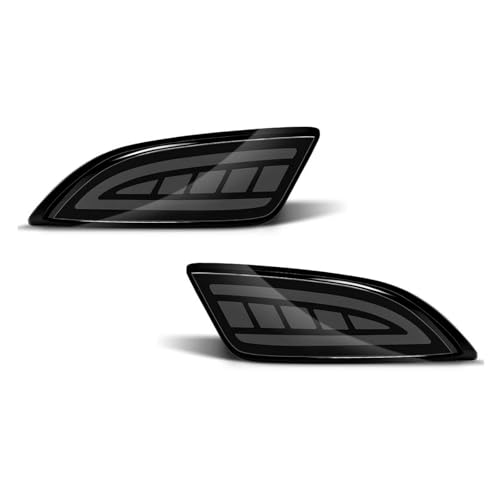 Feux de freinage dynamiques LED et réflecteurs fumés pour Camry 2015 2016
