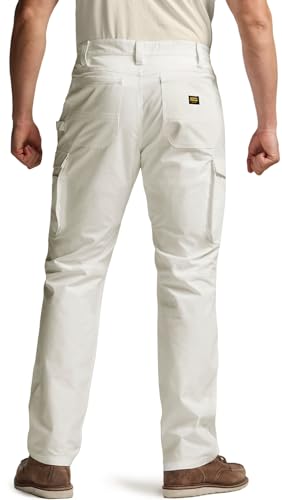 Image of CQR Men's Quick Dry Work Pants, Water Resistant Outdoor Tactical Pants, Lightweight Stretch Cargo Hiking Pants
