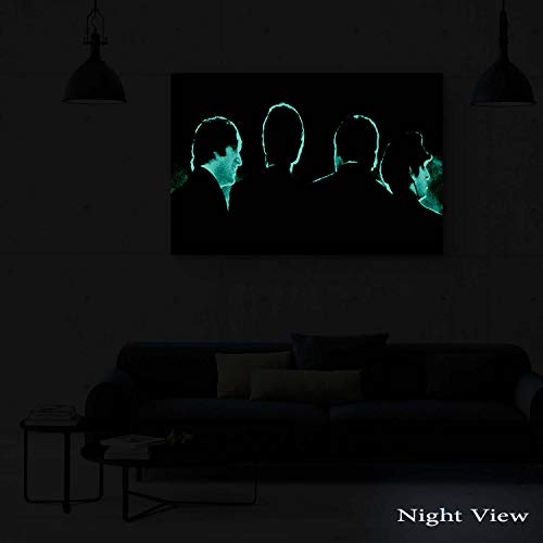Startonight Canvas Wall Art - The Beatles, World Music Framed 32 X 48 Inches #TOP7