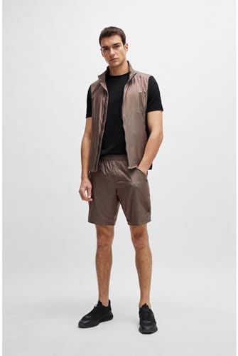 Boss Para Hombre. 50506373 Camiseta Elastic Negro (L), Casual, AlgodóN, Manga Corta - 7