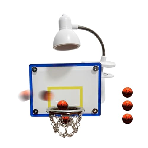 Moreeulsi Luz de baloncesto | Kit de lámparas de aro de baloncesto para dormitorio, juguetes para niños con 3 bolas, decoración de pared para sala de estar, dormitorio, cocina, nevera, recuerdos de