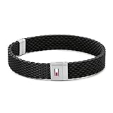 Länge: 19,5 cm Tommy Hilfiger Jewelry Armband für Herren aus Silikon - 2790240S
