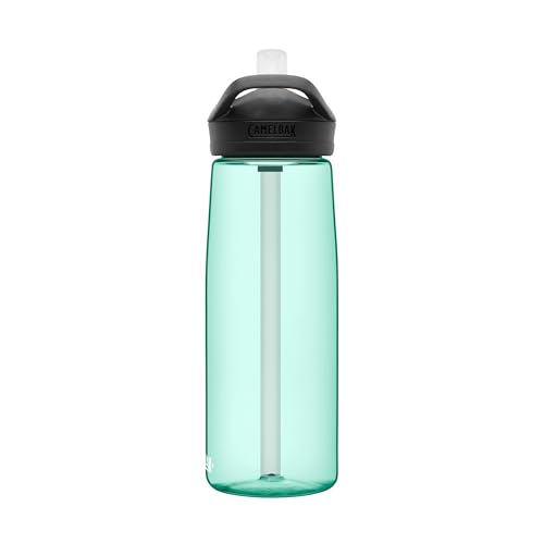 Image of CamelBak Eddy+ Water Bottle with Bite Valve Straw, Leak‑Resistant Easy‑Sip Design for Everyday Hydration, 25oz, Mint