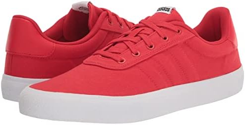 adidas Men's Vulc Raid3r Skate Shoe, Vivid Red/Vivid Red/White, 9.5 | Image 6