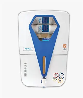MG RETAILS PRIVATE LIMITED Water Purifier + RO + UV + UF + TDS Control + UV In-tank | 15LPH Output | 12L Storage PREMIUM RANGE White&Blue