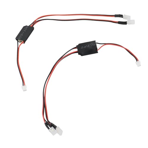 Luces Vehículo RC para HBX 16889 y SG1601 faros delanteros de recambio 1/16 2 piezas