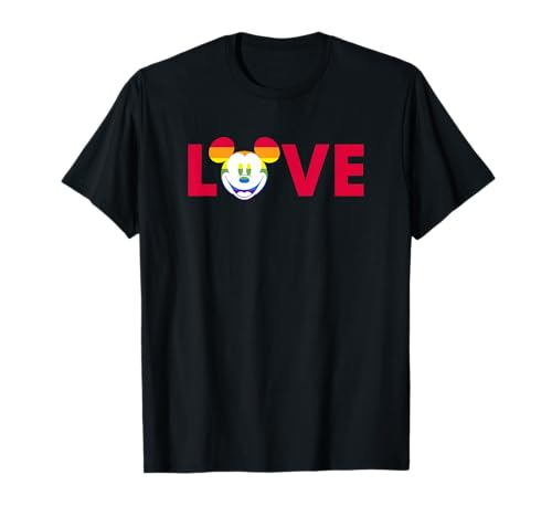 T-shirt Mickey Mouse Pride respirant et doux vêtement Disney Love