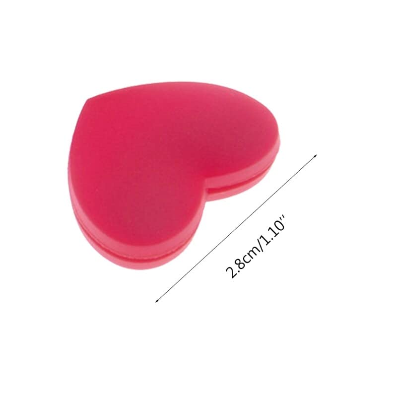 Psdndeww Smorzatori per racchette da tennis a forma di cuore antivibrazione in silicone accessori sportivi