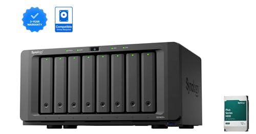 Synology NAS 8xC DiskStation DS1825+ & Synology HDD 12TB HAT3310-12Tx8