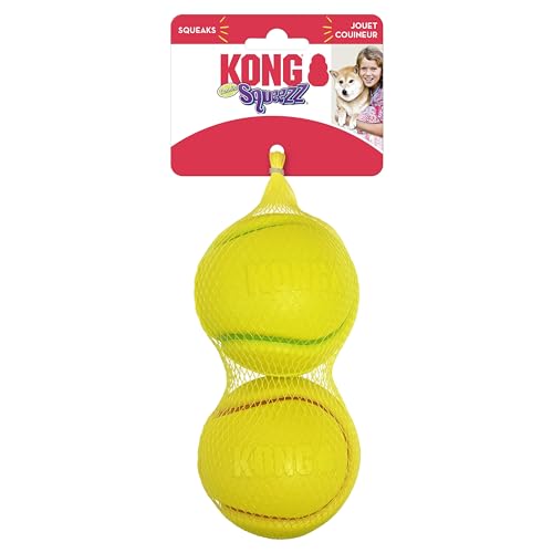 Kong Company 38701214 Squeezz Tennis Ball Dog Toy Asst Lg  Cucciolini Doodles Kong company 38701214 squeezz tennis ball dog toy asst lg   cucciolini doodles