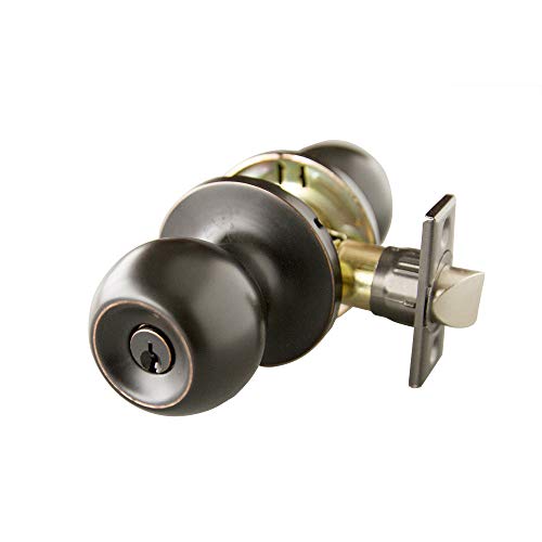 Design House 727164 Bay 6-Way Latch Entry Door Knob, Oil Rubbed Bronze