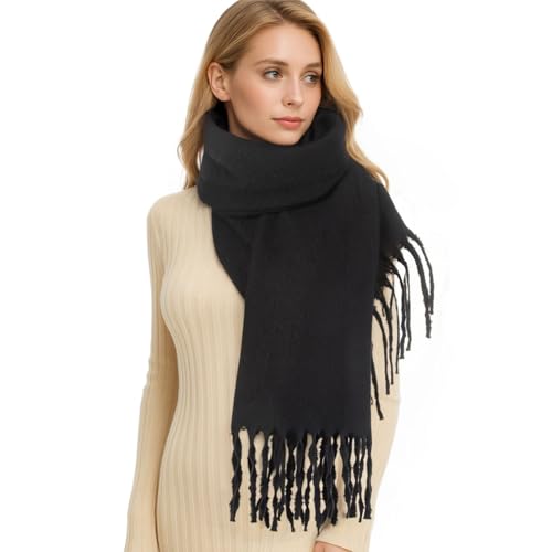 RIIQIICHY Scarf for Women Chunky Winter Scarf Cold Weather Thick Warm Ladies Scarves2