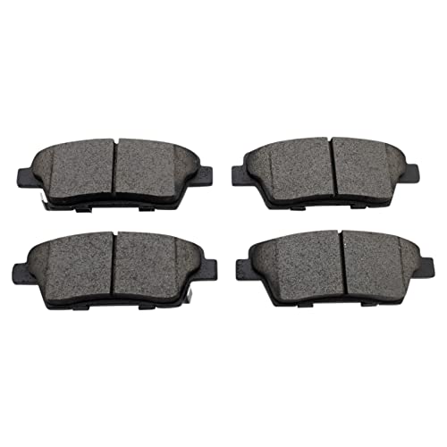 Image of TRQ Rear Brake Pad and Rotor Set Ceramic Coated Rotors Compatible with 2018-2019 Genesis G80