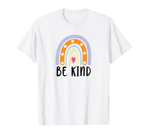 Inspirational Be Kind Boho Rainbow T-Shirt