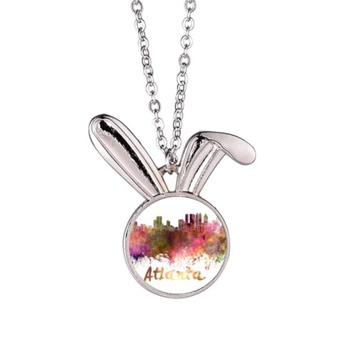 Collier lapin aquarelle pour remplacer les bijoux ternes et classiques