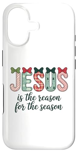 Jesus Is The Reason For The Season �N���X�}�X���{�� �X�}�z�P�[�X iPhone 17 �p
