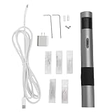 Cuifati Taglierina a Ultrasuoni 40 KHz, Utensile Taglio Artigianale Portatile, 3 velocità Regolabili con Punta della Lama in Lega per PCB in Plexiglass Fibra di Carbonio Pelle Stampa 3D (FS-S1)