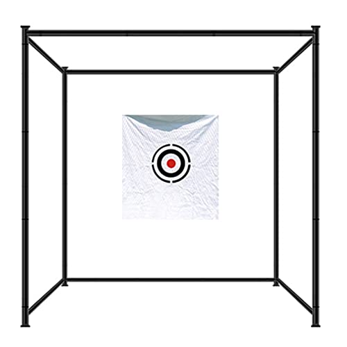INTSUPERMAI Portable Foldable Golf Hitting Cage Golf Cage Netting Golf Practice Network Portable Batting Cage for Backyard