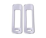 metyoucar ABS cromo guarnecido pilar columna de aire acondicionado Outlet Vent marco trasero adhesivo (sólo Fit 7 asientos)