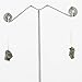 Natural Raw Golden Pyrite Gemstones Threader Earrings, Handmade Dangling Earrings for Women, Silver Plated Earrings, Rough Stones & Healing Crystals, Women Jewelry, Gift For Her
