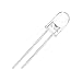 CHANZON 100 pcs 5mm Green LED Diode Lights (Clear Round Transparent DC 3V 20mA) Bright Lighting Bulb Lamps Electronics Components Indicator Light Emitting Diodes