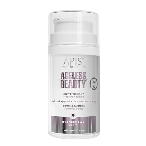 Ageless Beauty Hydrogel | Crema Giorno Con Progeline | Idratante E Rigenerante Per La Cura Del Viso Con Acido Ialuronico | Uplevity E Acqua Di Rose | 50 Ml-image
