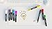 ALLboards chalk marker for glass, chalk and dry-wipe whiteboards – White
