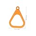 Happyyami 2pcs Triangle Training Rings Gymnastics Rings Pull up Bar Exercise for Home Fitness Gym