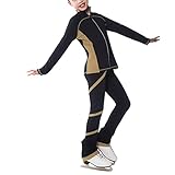 ★ cuerpo perfecto: los trajes de patinaje artístico son gruesos, pero no rígidos, y el material altamente elástico es agradable pero cómodo en la piel. permítase la libre circulación al patinar.