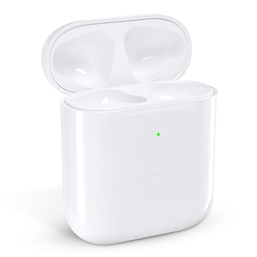 Charging Case for AirPods 1st and 2nd Generation, Replacement and Built-in 450 mAh Battery, Support Wireless & Wired -No Earbuds (Case case-1/2)