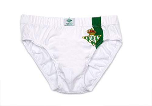 REAL BETIS BALOMPIÉ - Slip, Color Blanco, Talla L