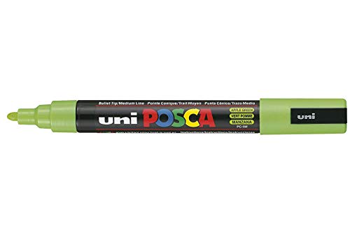 Posca Uni-Ball Rotulador PC-5M - Verde Manzana - Individual Pluma
