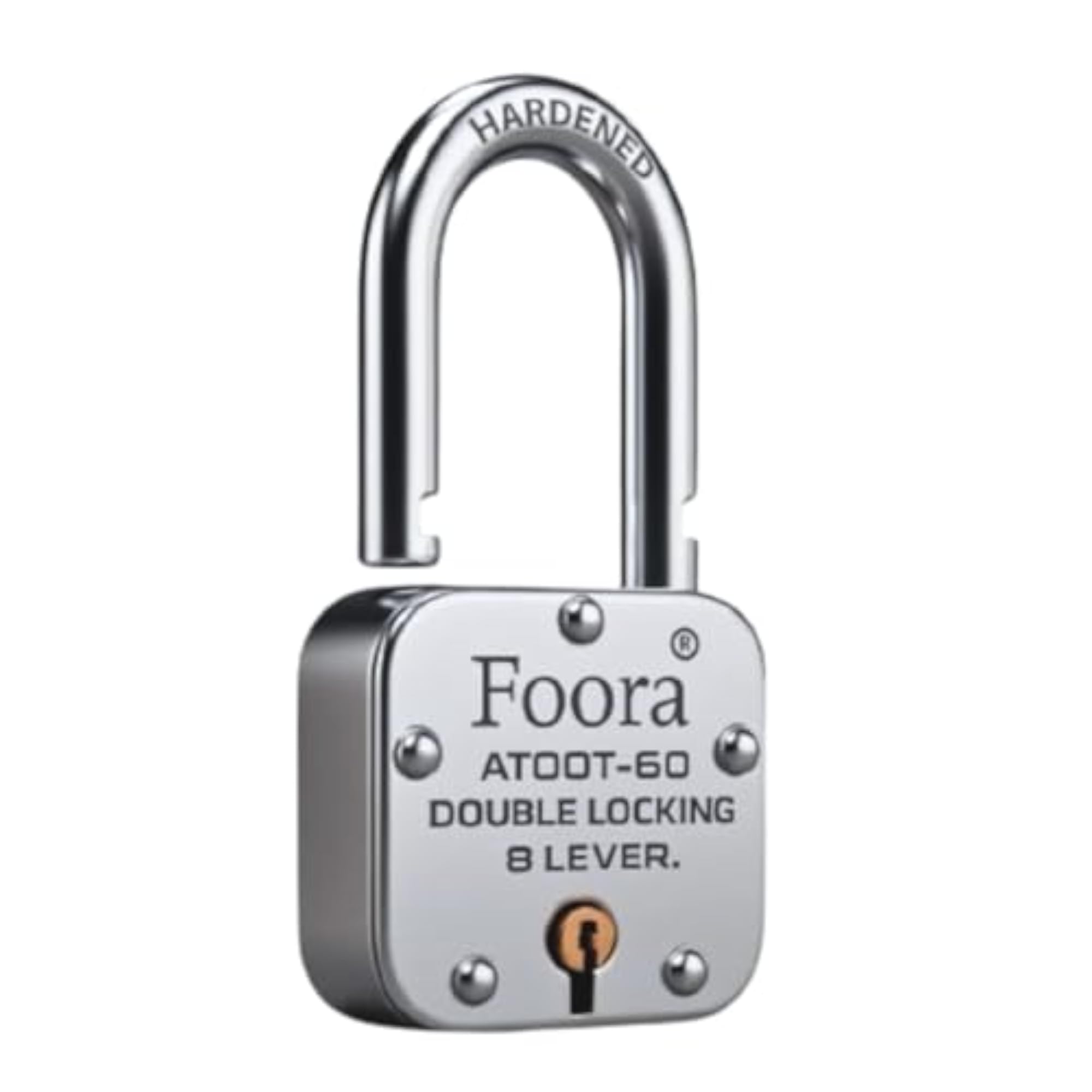 Atoot 60mm Lock with 5 Keys, Pack of 4