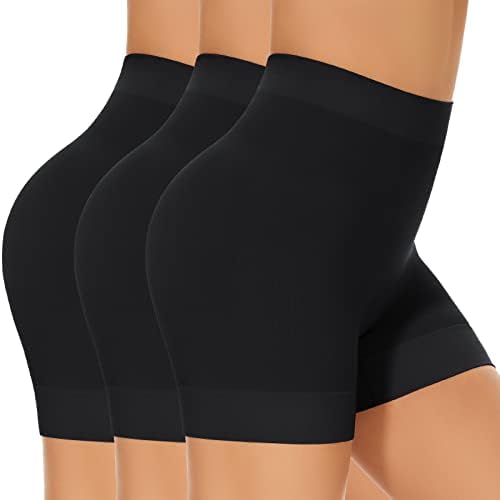 BESTENA Seamless Smooth Boyshorts Panties Slip Shorts for Under Dress Slimming Shapewear Shorts