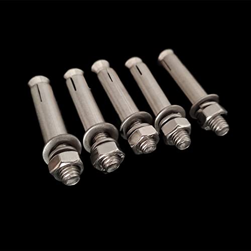 Image of Stainless Steel Expansion Bolts M8x60mm External Hex Expansion Bolt (5 Pack)