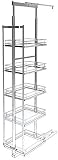 Vauth-Sagel© Hochschrankauszug HSA Apothekerauszug Schrankausstattung Küchen-Schrank-Körbe Höhe 650-950 mm Breite 300 mm 2 Körbe Modell Saphir