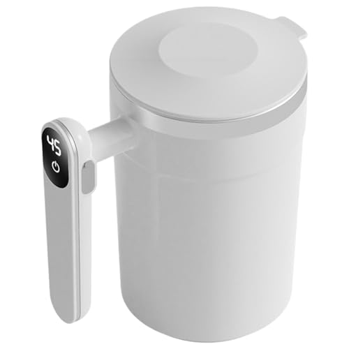 Electric Fun Automatic Stirring Mug, Digital Display Stirring Mug, Automatic Stirrer Coffee Mug, Portable Stirring Mug, Electric