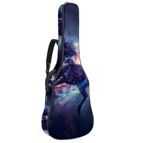 Sac transport guitare acoustique contre les chocs avec organiseur intégré