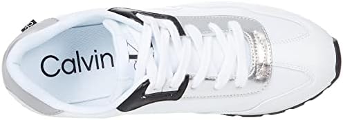 Calvin Klein Women's Caden Sneaker, White, 9 | Image 1