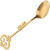 Cuillère en acier inoxydable – idéale pour le café, la soupe, le dessert, le porridge, etc., et convient à une utilisation à la maison, au restaurant, à ou en cuisine